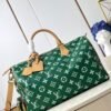 【独家实拍 M24417绿 】本款 Speedy  Bandoulière 40 Monogram Leather 手袋