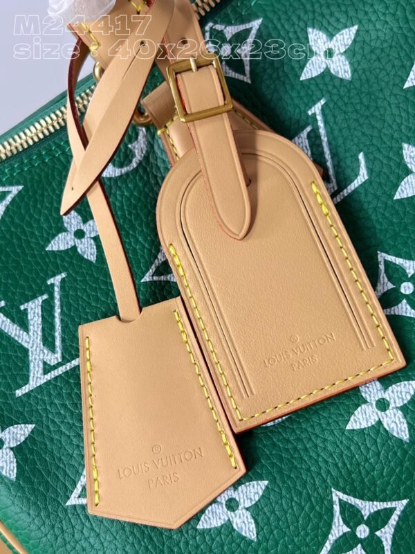 【独家实拍 M24417绿 】本款 Speedy  Bandoulière 40 Monogram Leather 手袋