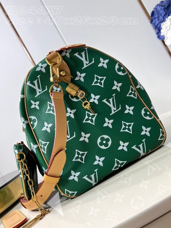 【独家实拍 M24417绿 】本款 Speedy  Bandoulière 40 Monogram Leather 手袋