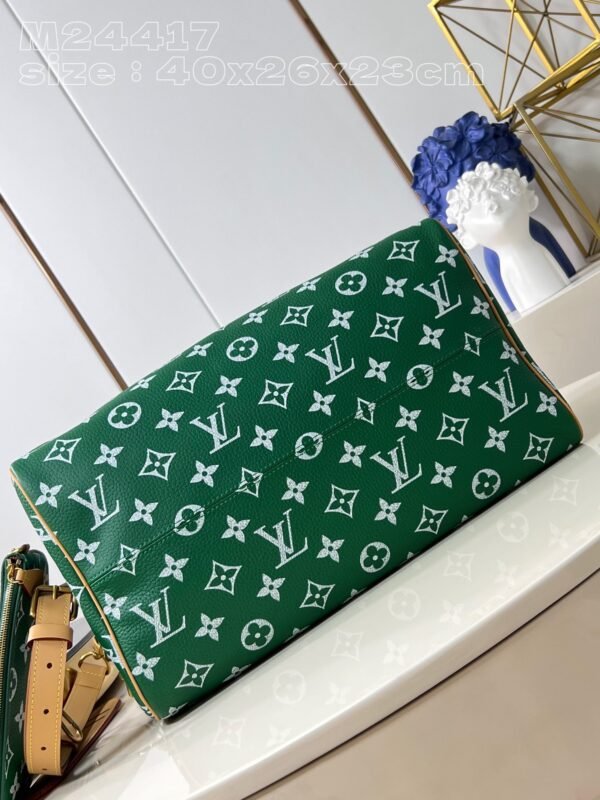 【独家实拍 M24417绿 】本款 Speedy  Bandoulière 40 Monogram Leather 手袋