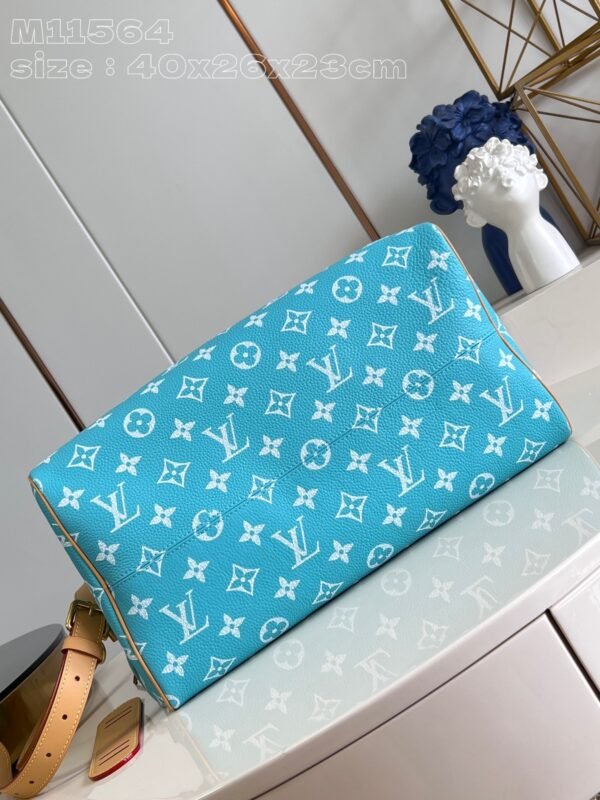 【独家实拍 M11564湖水兰 】本款 Speedy  Bandoulière 40 Monogram Leather 手袋