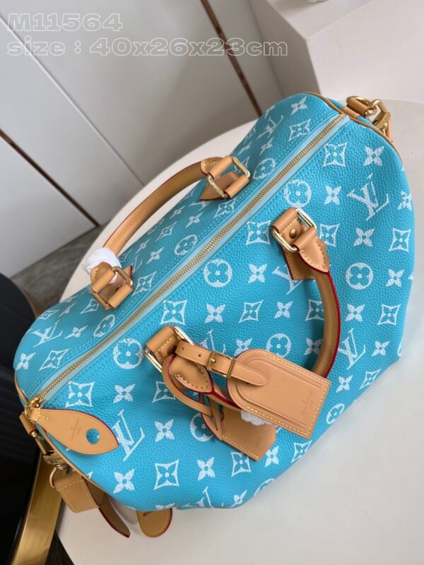 【独家实拍 M11564湖水兰 】本款 Speedy  Bandoulière 40 Monogram Leather 手袋