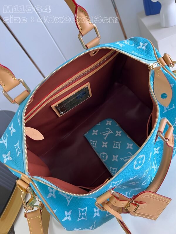 【独家实拍 M11564湖水兰 】本款 Speedy  Bandoulière 40 Monogram Leather 手袋