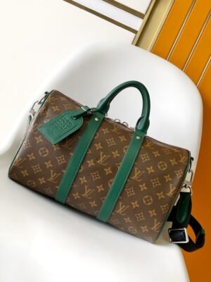 13430534416672355 顶级版本M12765绿 Keepall Bandoulière 35 手袋