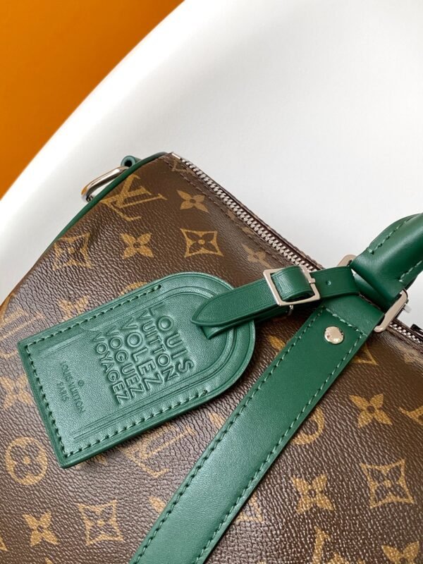 13430534425795710 顶级版本M12765绿 Keepall Bandoulière 35 手袋