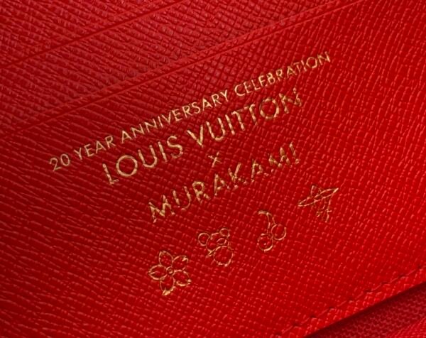 【LV x TM WALLET ON CHAIN IVY 手袋】M14239 白色/樱桃