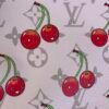 【LV x TM WALLET ON CHAIN IVY 手袋】M14239 白色/樱桃