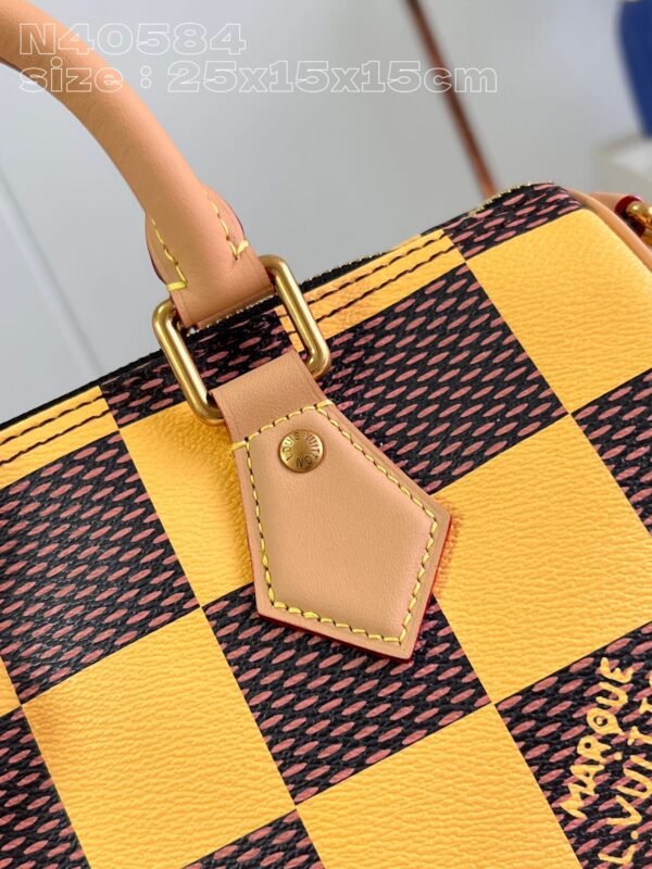 【独家实拍 M40584黄 】本款 Speedy Bandoulière 25 手袋
