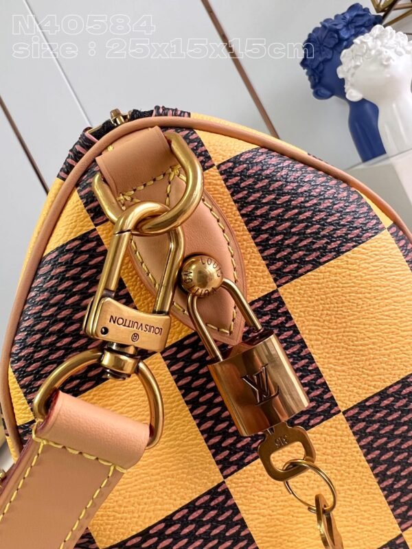 【独家实拍 M40584黄 】本款 Speedy Bandoulière 25 手袋