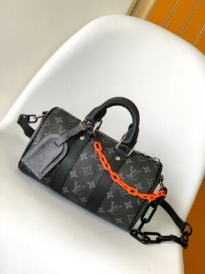 13430588011242482 M46271链条黑花Keepall 25 手袋