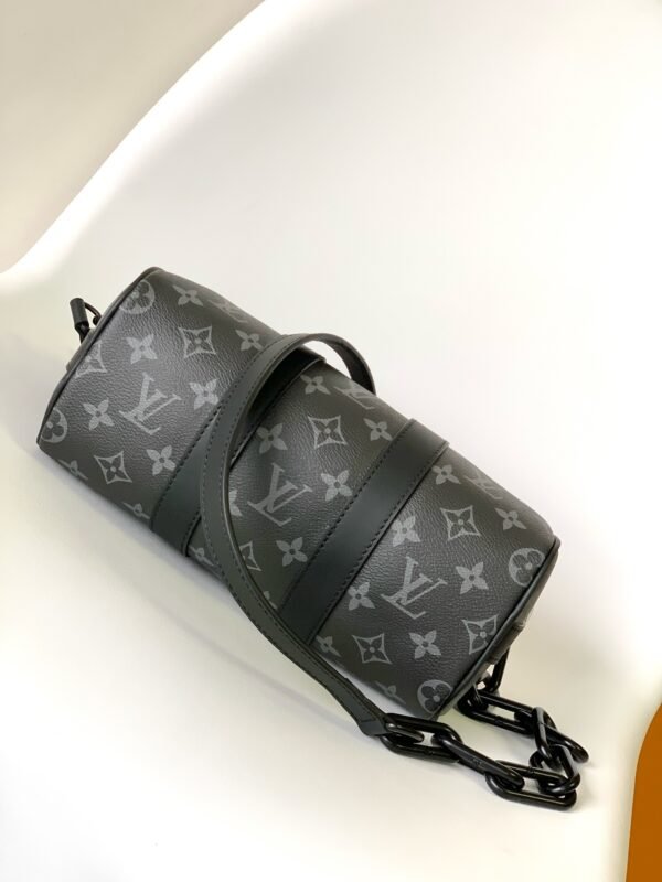 M46271链条黑花Keepall 25 手袋