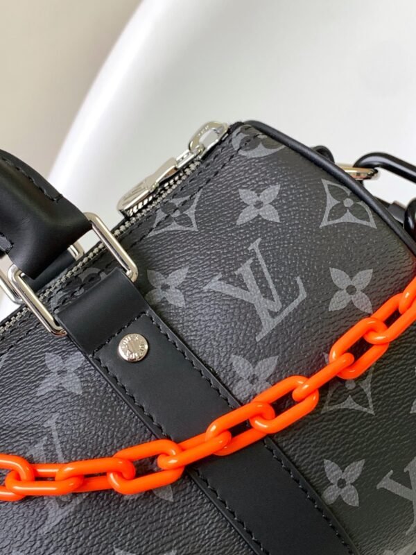M46271链条黑花Keepall 25 手袋