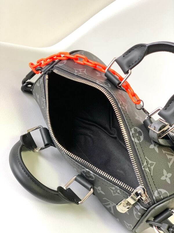 M46271链条黑花Keepall 25 手袋