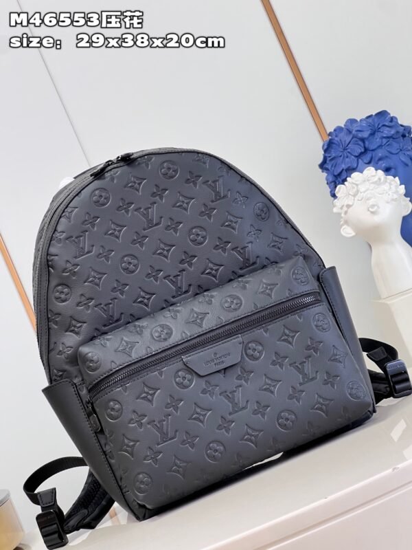 【磨砂皮 M46553压花 】Discovery 双肩包