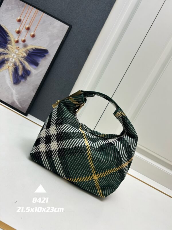 Burberry Mini Peg系列 格纹手提饭盒包