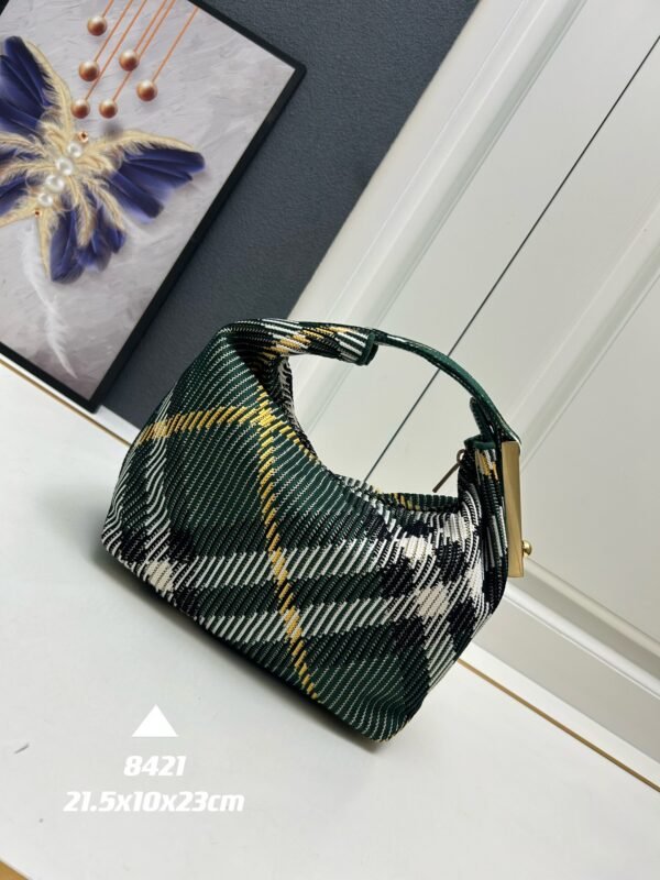 Burberry Mini Peg系列 格纹手提饭盒包