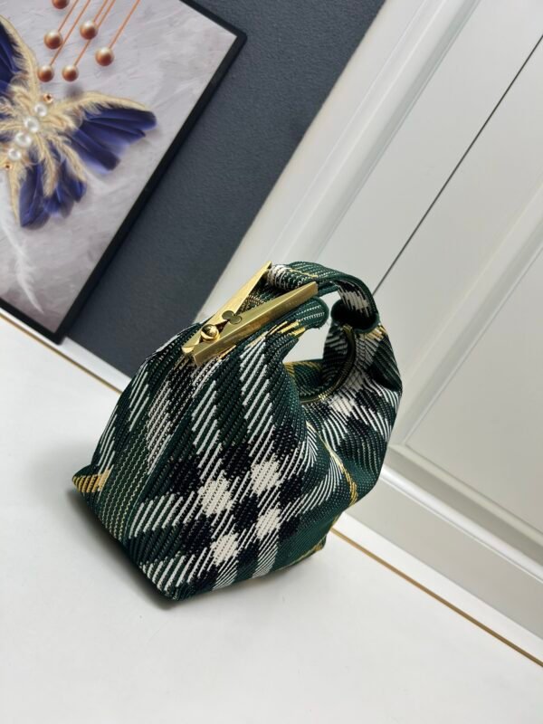 Burberry Mini Peg系列 格纹手提饭盒包
