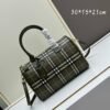（Burberry）经典复古格纹波士顿手提包（通勤枕头包）