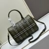 （Burberry）经典复古格纹波士顿手提包（通勤枕头包）