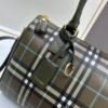 （Burberry）经典复古格纹波士顿手提包（通勤枕头包）