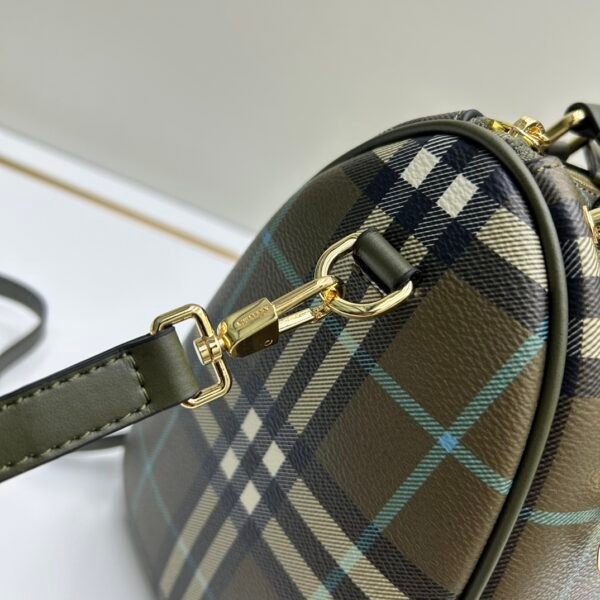 （Burberry）经典复古格纹波士顿手提包（通勤枕头包）