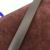 （Burberry）复古风半月形麂皮腋下斜挎包