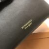 （Burberry）复古风黑色皮质手提斜挎小包