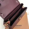 （Burberry）复古风黑色皮质手提斜挎小包